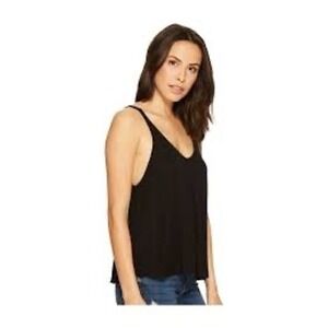 FREE PEOPLE intimately Dani Swing Tank Top, Black, Size Medium